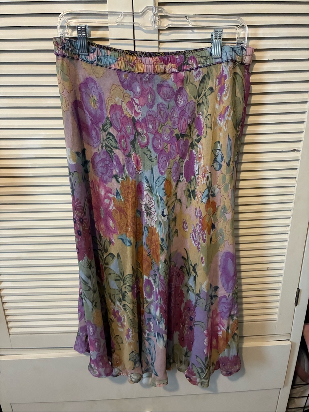 Vintage Indira Reversible Midi Skirt